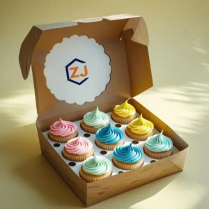 Cupcake packaging insert