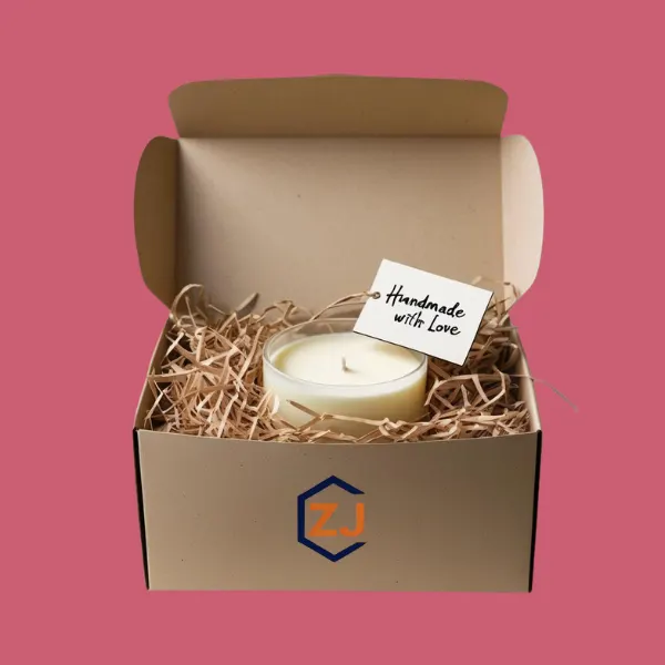 Custom candle gift packaging