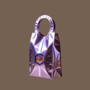 Die cut purple mylar