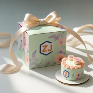 Elegant wedding cake box