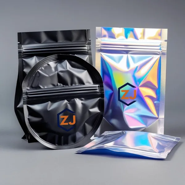 Round custom mylar pouch packaging