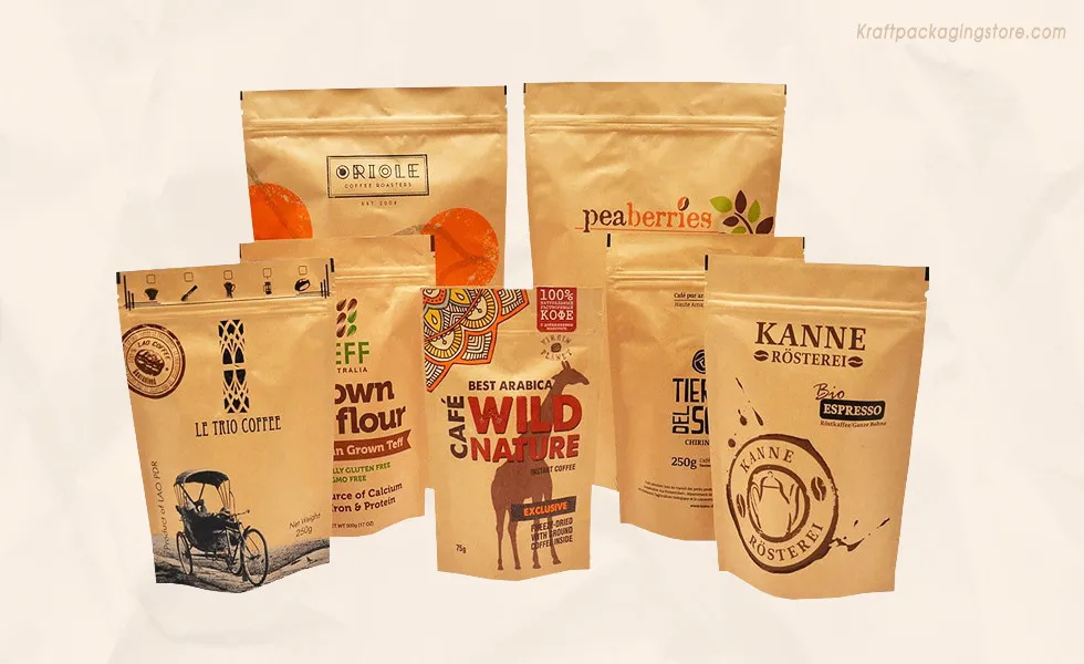 Kraft Standup Pouches