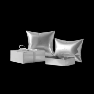 Custom Silver Pillow Boxes Wholesale