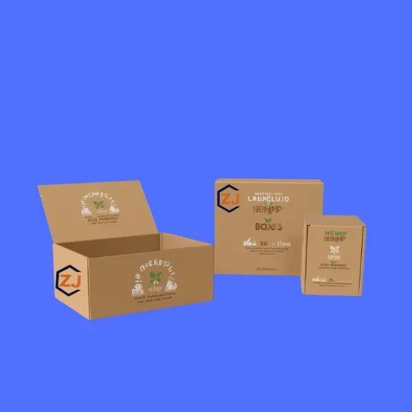 Hemp Cardboard Storage Boxes