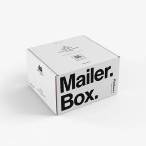 White Mailer Box with Logo