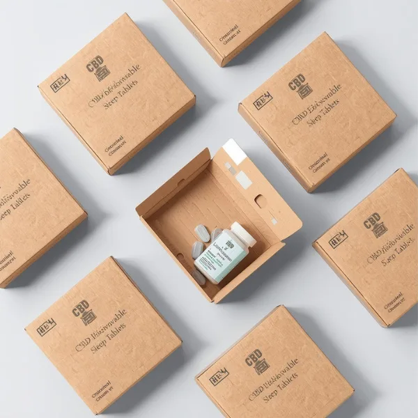 Custom CBD Dissolvable Sleep Tablets Boxes