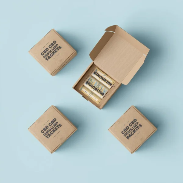 Eco-friendly CBD Dissolvable Sleep Tablets Boxes
