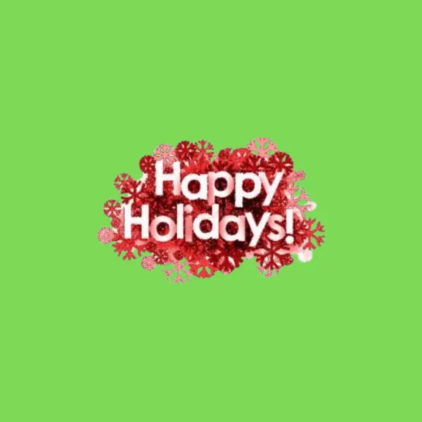 Happy Holiday Sticker