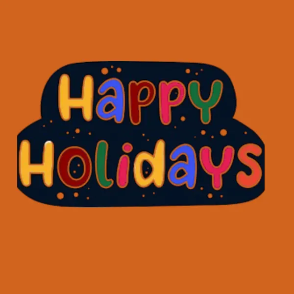 happy holidays sticker template_