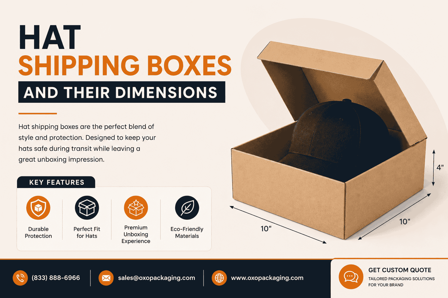 Explore About Hat Shipping Boxes and Their Dimensions