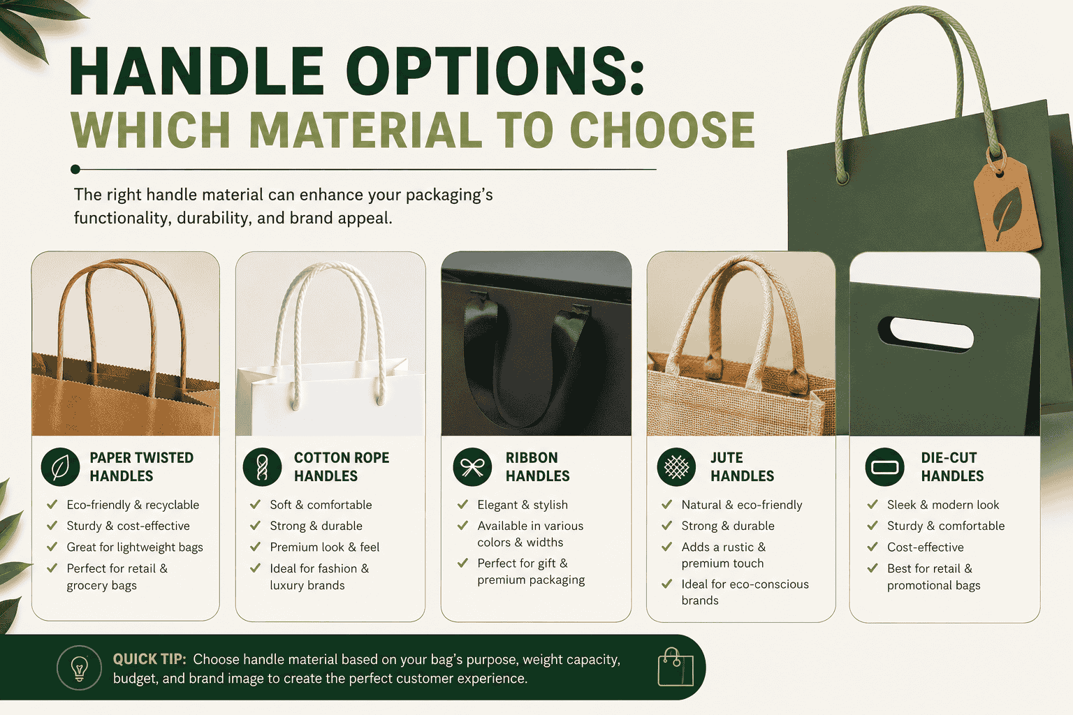 Handle Options Which Material to Choose