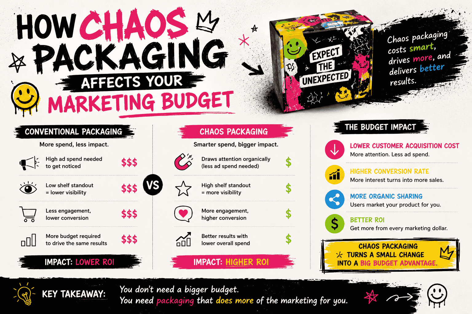 How Chaos Packaging Affects Your Marketing Budget