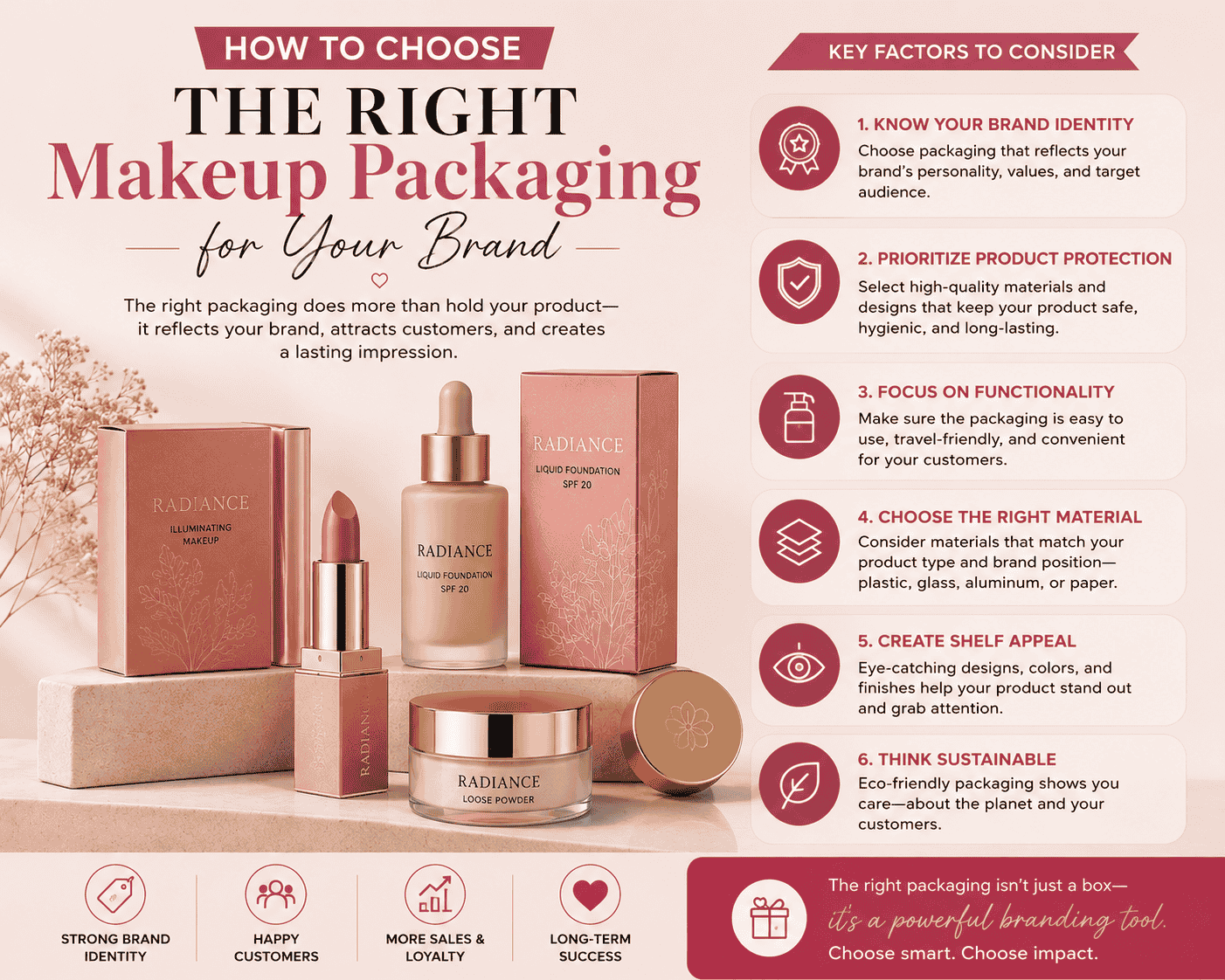 How to Choose the Right Makeup Packaging for Your Brand