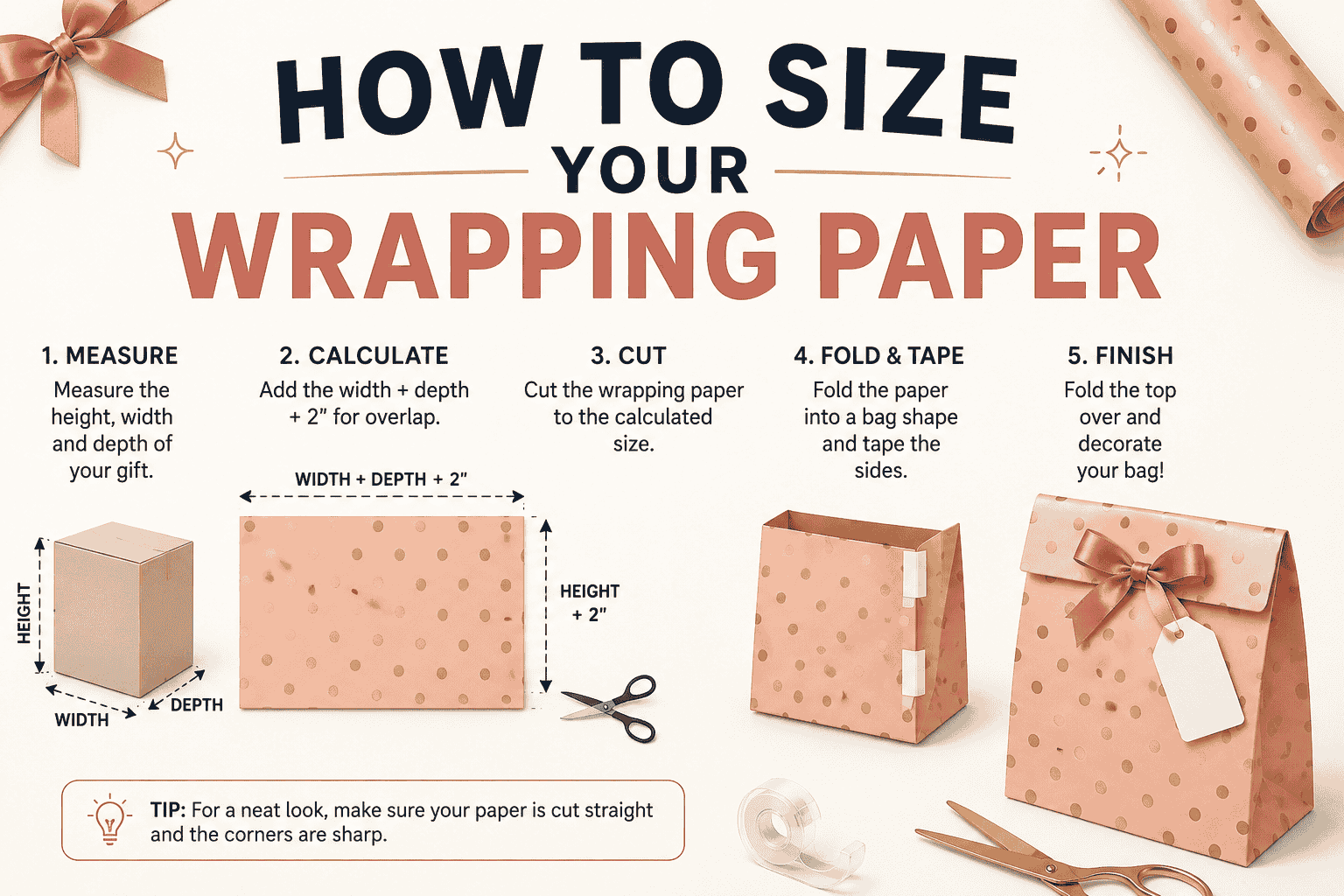 How to Size Your Wrapping Paper