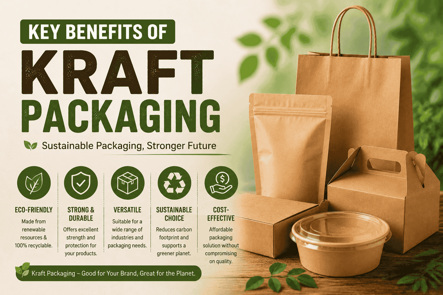 Key Benefits of Kraft Packaging