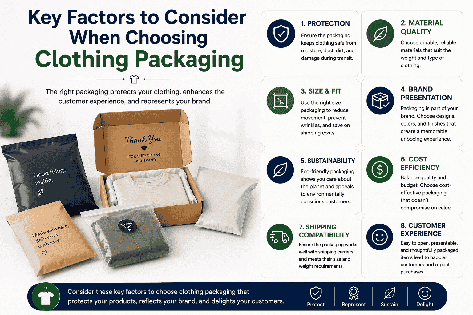 Key Factors to Consider When Choosing Clothing Packaging