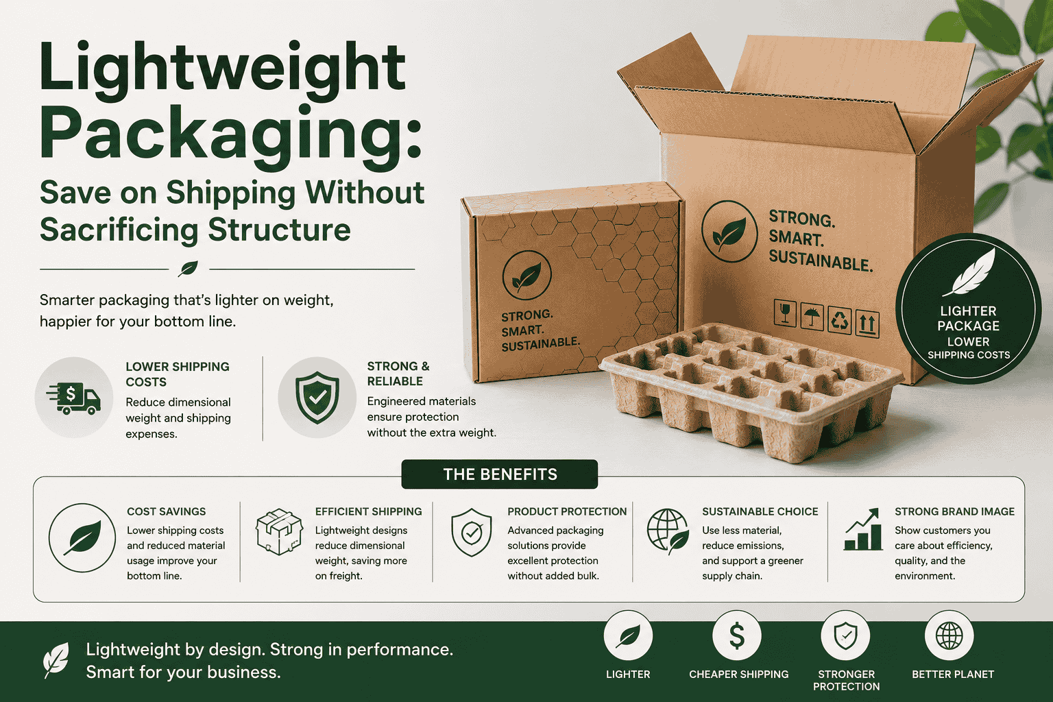 Lightweight Packaging Save on Shipping Without Sacrificing Structure