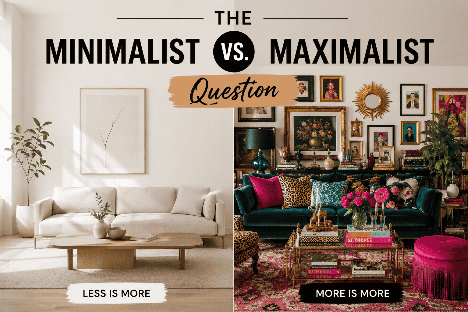 The Minimalist vs. Maximalist Question