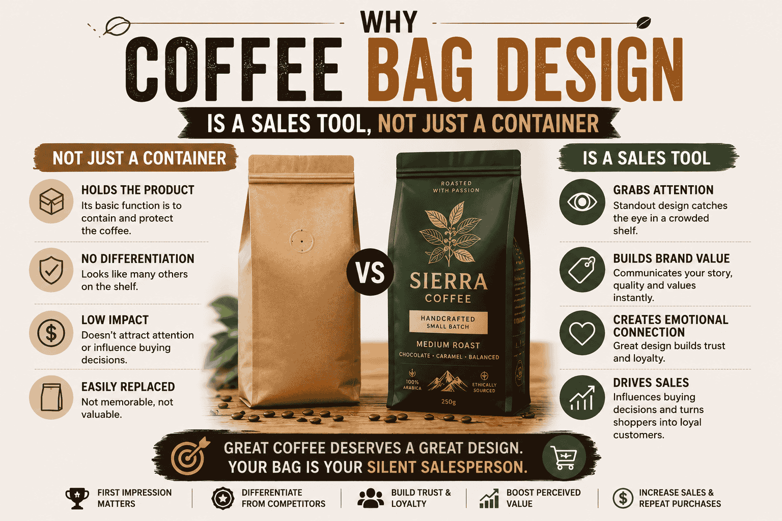 Why Coffee Bag Design Is a Sales Tool, Not Just a Container