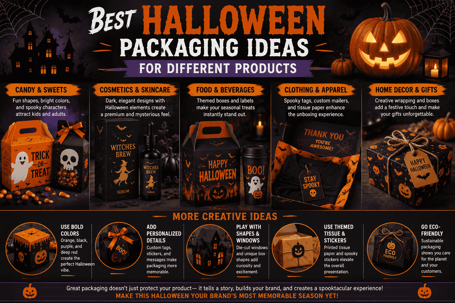 Best Halloween Packaging Ideas for Different Products