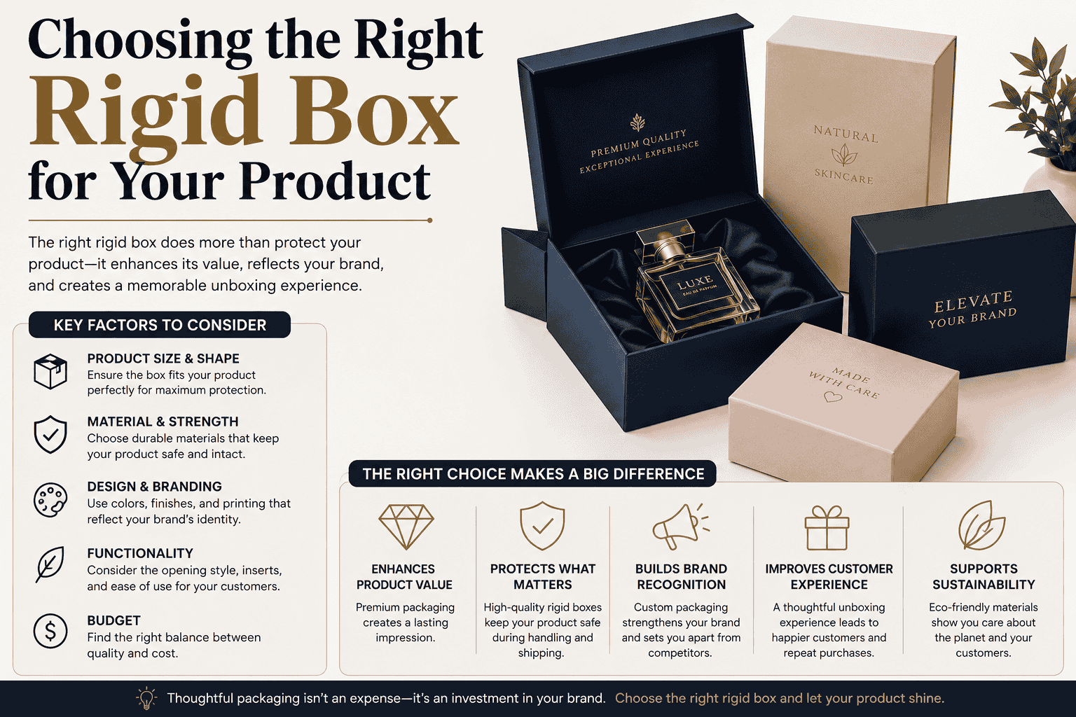 Choosing the Right Rigid Box for Your Product