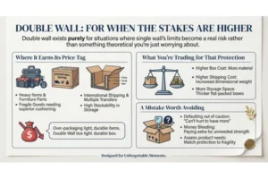 Single Wall vs Double Wall Cardboard Boxes