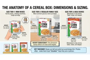 Dimensions of a Cereal Box