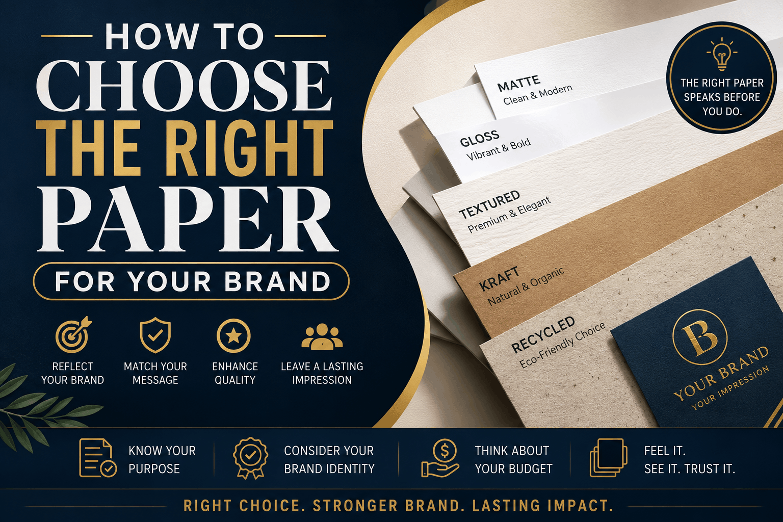 How to Choose the Right Paper for Your Brand