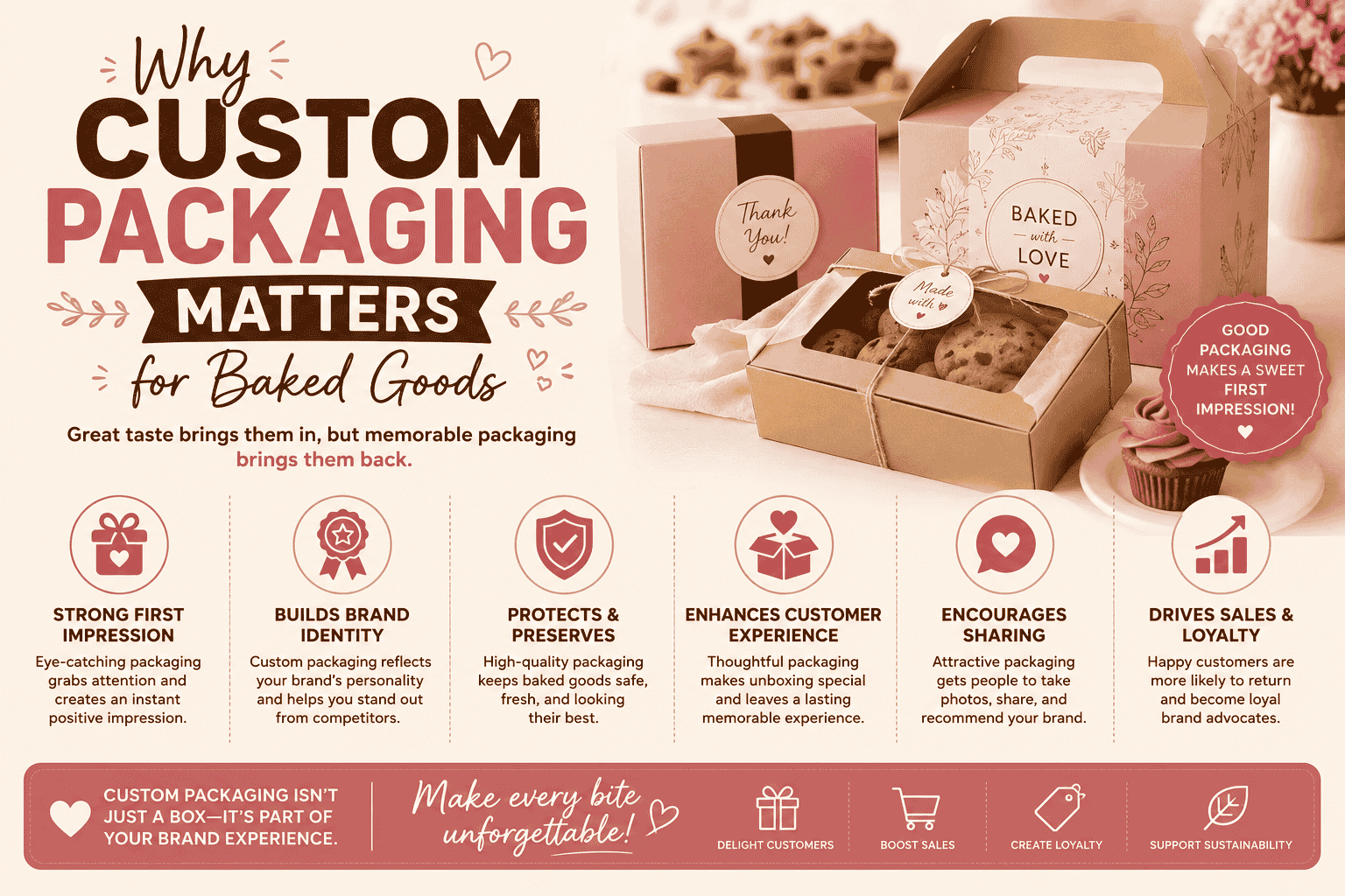 Why Custom Packaging Matters for Baked Goods