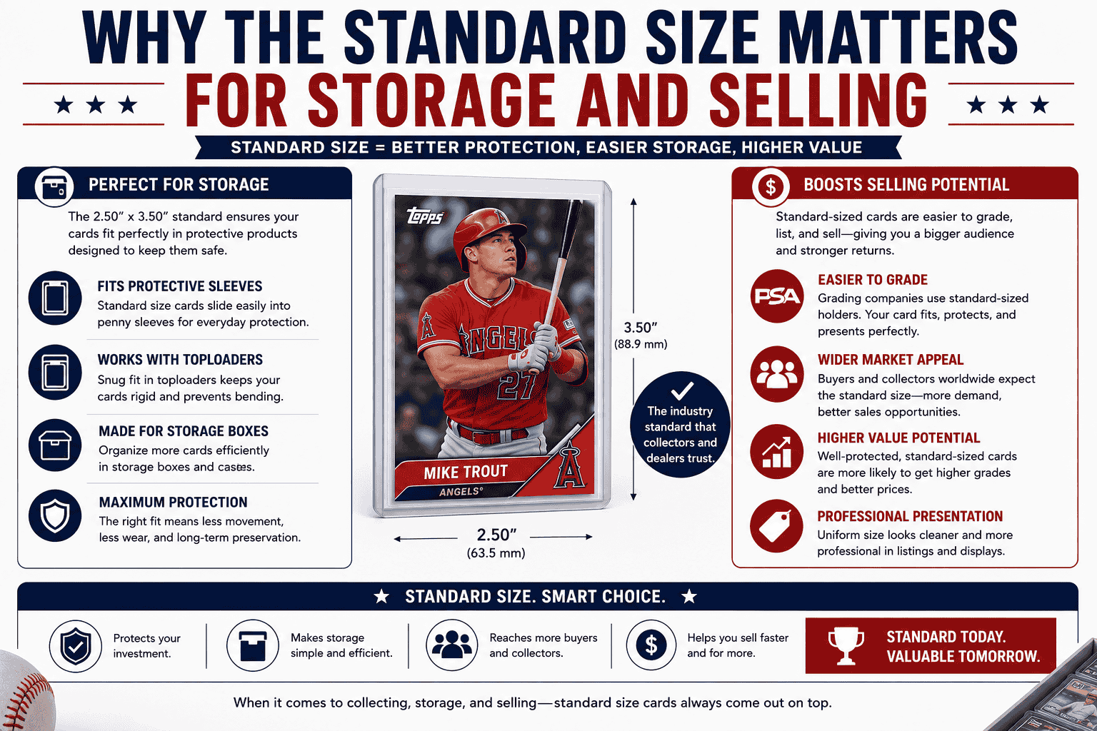 Why the Standard Size Matters for Storage and Selling