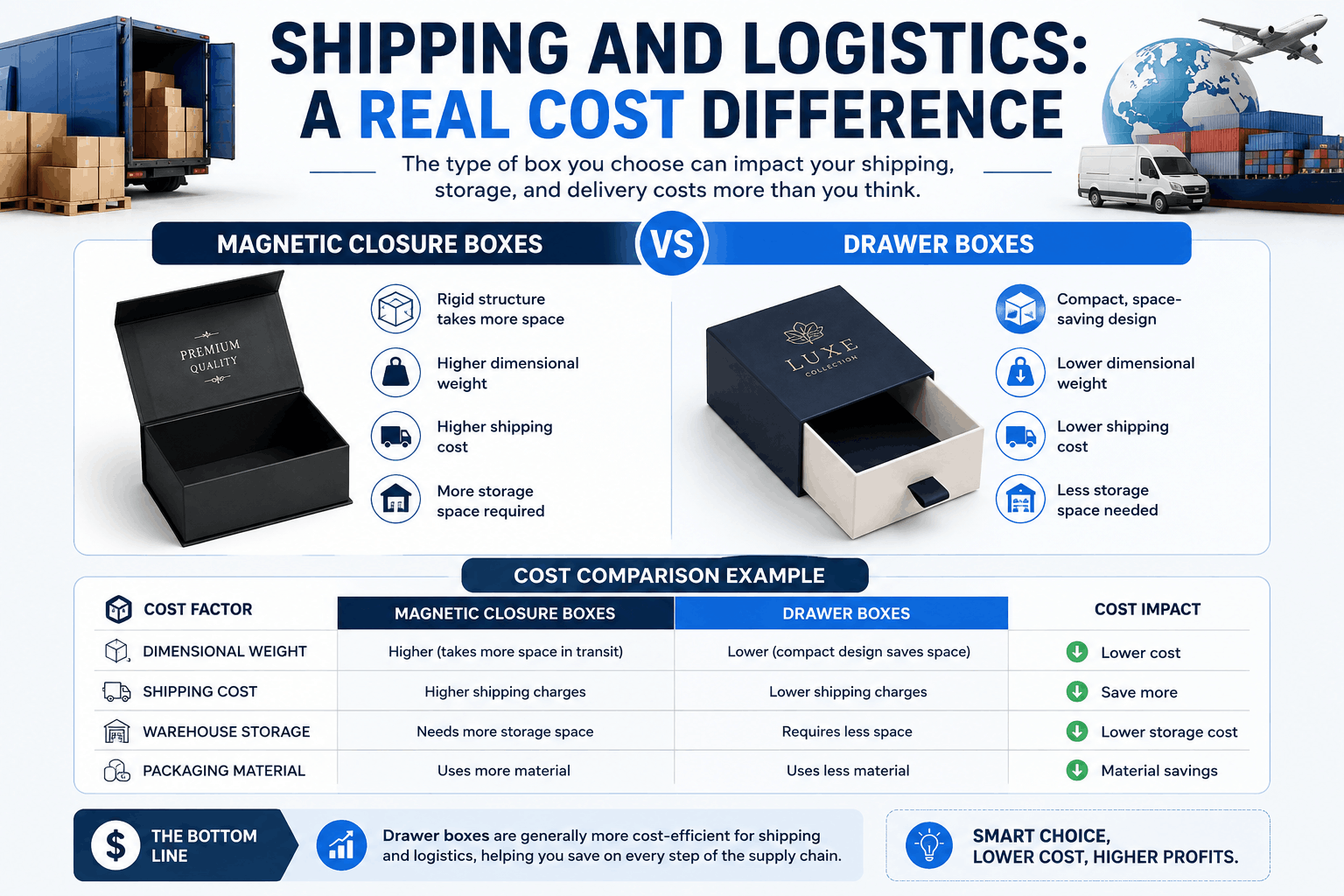 Shipping and Logistics A Real Cost Difference