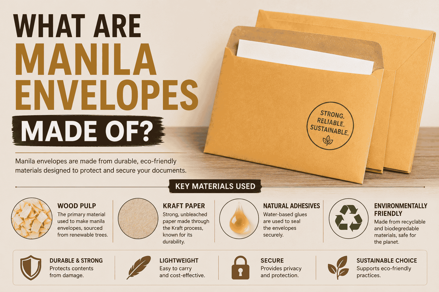 What Are Manila Envelopes Made Of