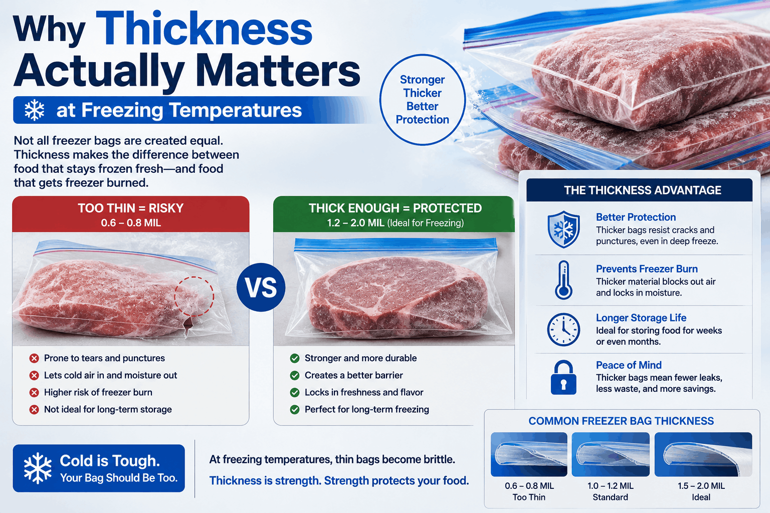 Why Thickness Actually Matters at Freezing Temperatures