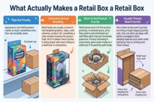 retail vs shipping corrugated boxes